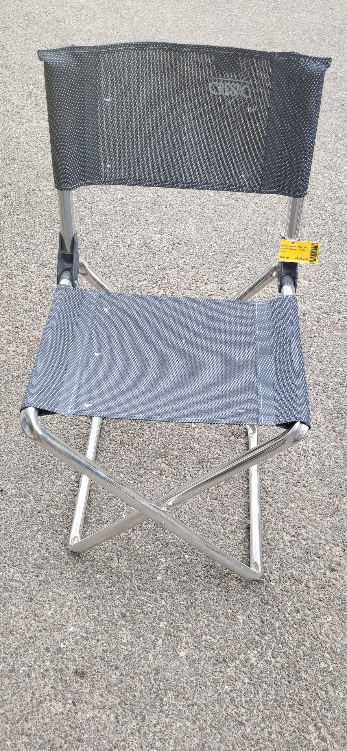 TABOURET CRESPO DOSSIER ALU
