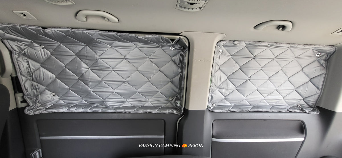 ISOLATION THERMIQUE COMPLÈTE VW T5 T5.1/ T6 T6.1  LONG  9 pièces (2 portes battante ou hayon)